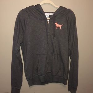 Victoria secret pink zip up jacket